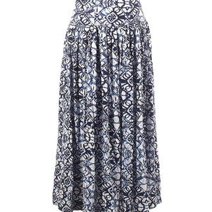 Free People blue boho skirt